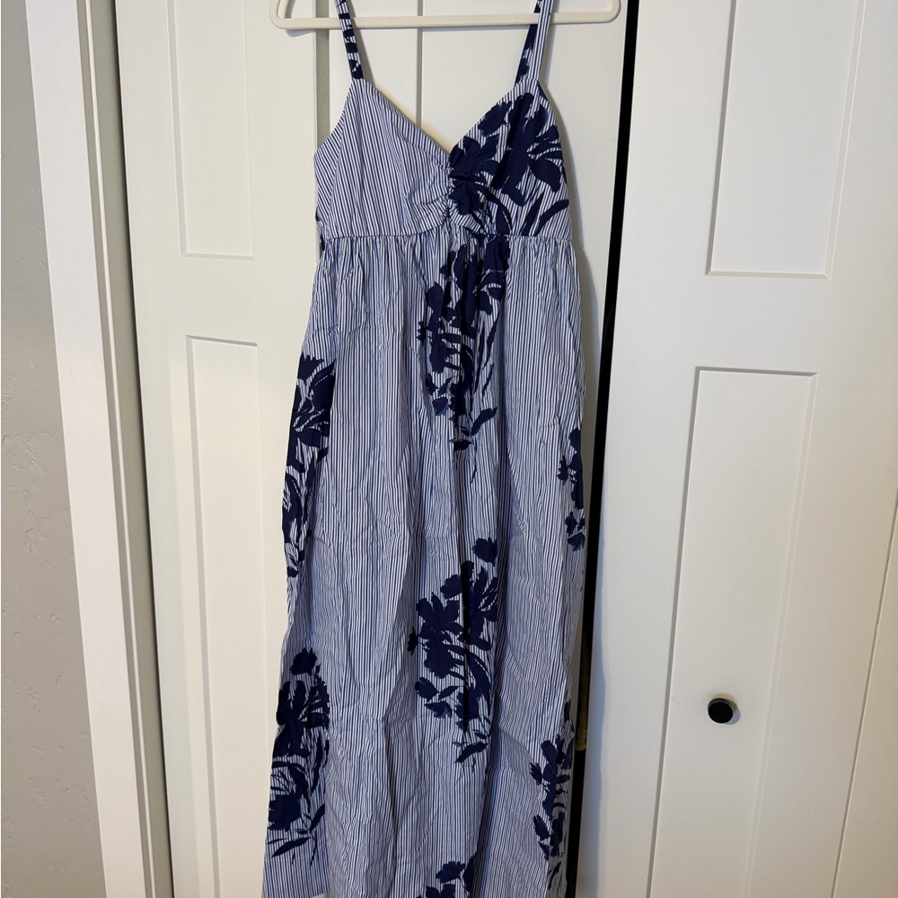 Abercrombie & Fitch Navy Floral Maxi Dress - Picture 4 of 13
